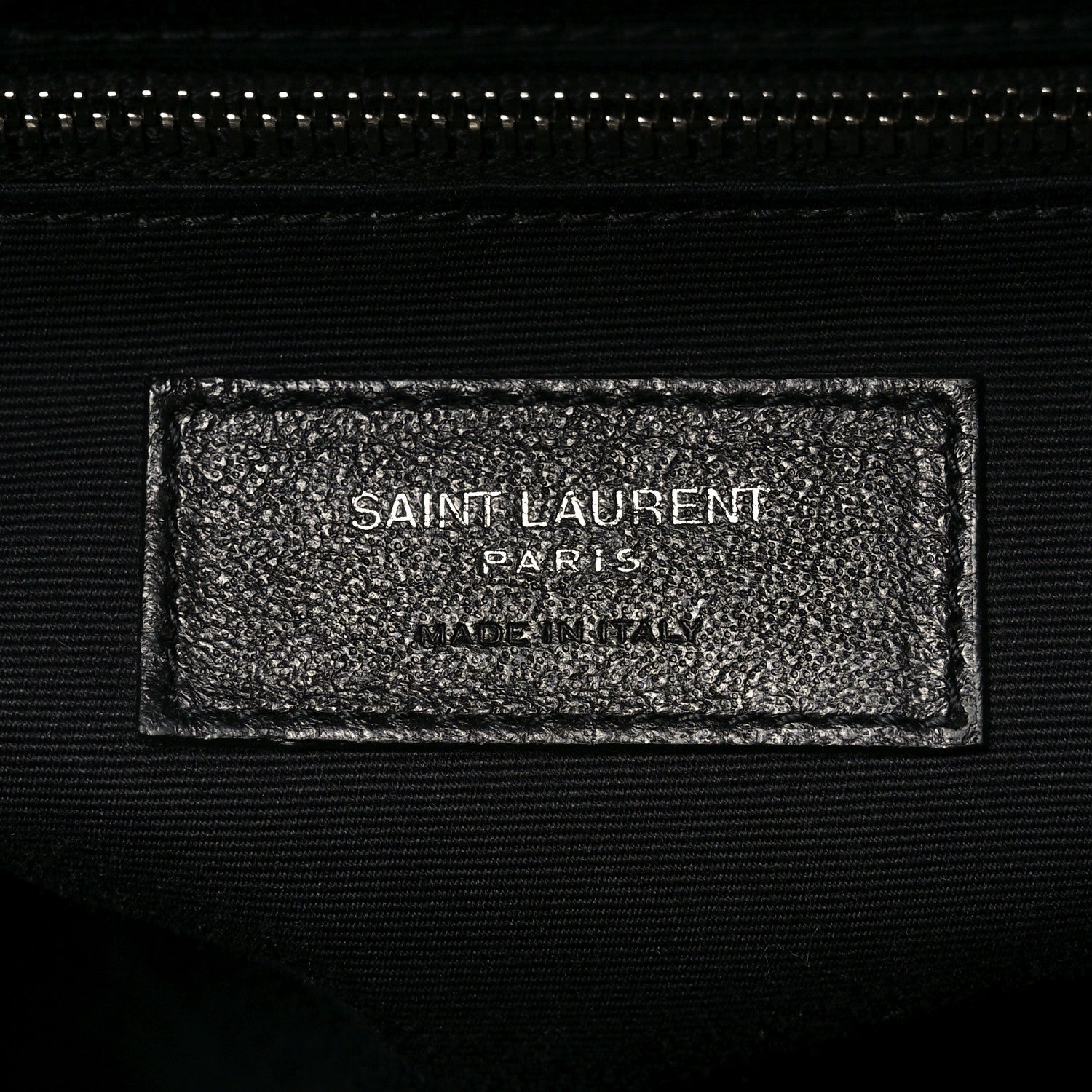 Saint Laurent Calfskin Y Quilted Monogram Large Loulou Chain Satchel Black 11 of 19