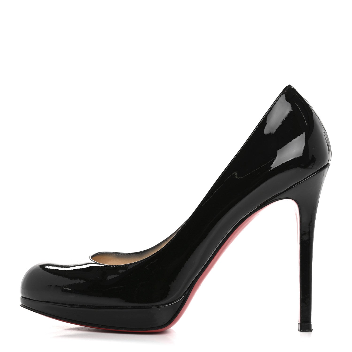 Christian Louboutin Patent New Simple 120 Pumps 37 Black 1 of 8