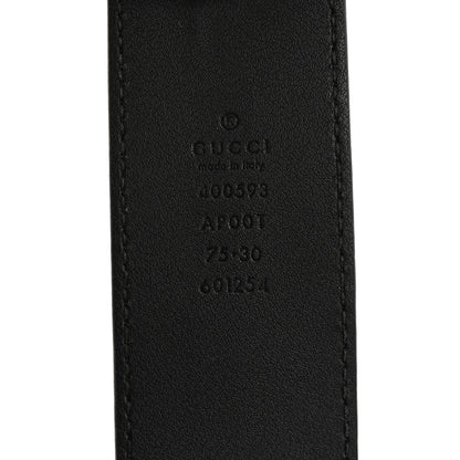 Gucci Calfskin Double G 40mm Belt 75 30 Black 5 of 9
