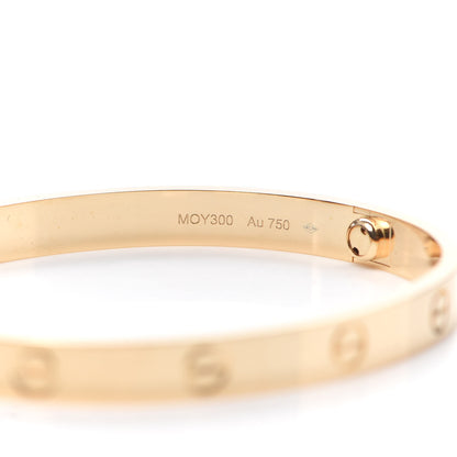 Cartier 18K Yellow Gold LOVE Bracelet 18 6 of 7