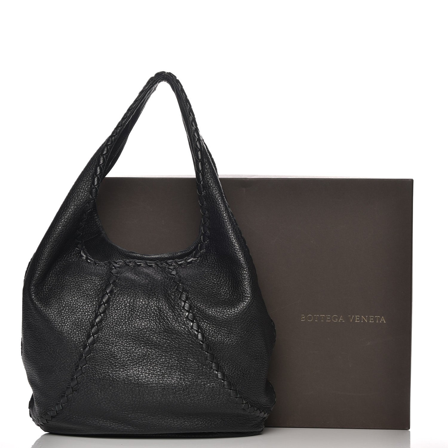 Bottega Veneta Cervo Deerskin Large Hobo Nero Black 11 of 11
