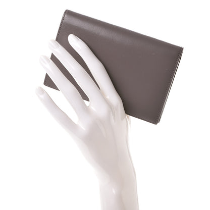 Saint Laurent Calfskin Fragments Flap Wallet Fog 2 of 9