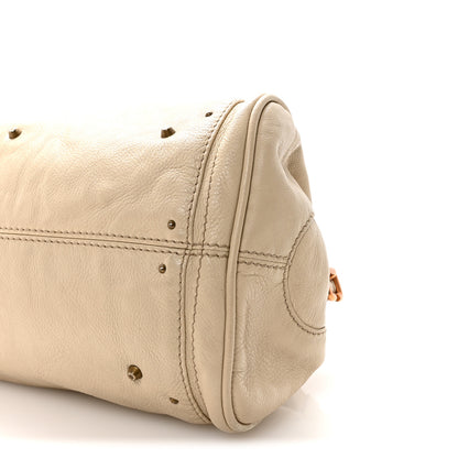 Chloe Calfskin Medium Paddington Satchel White 9 of 9