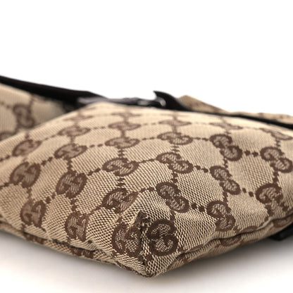 Gucci GG Monogram Double Pocket Belt Bag Dark Brown 10 of 13