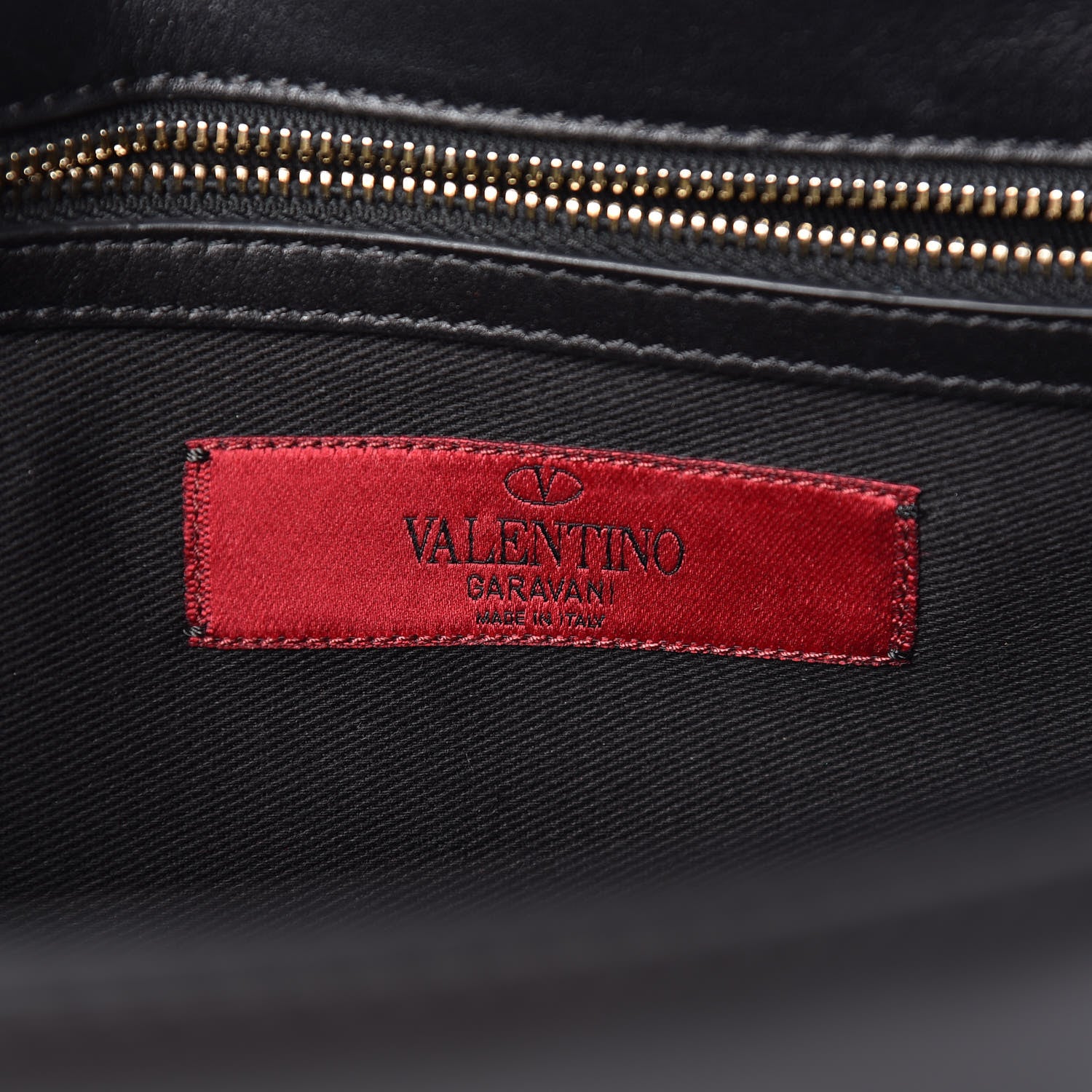 Valentino Garavani Vitello Medium Glam Lock Rockstud Flap Black 6 of 8