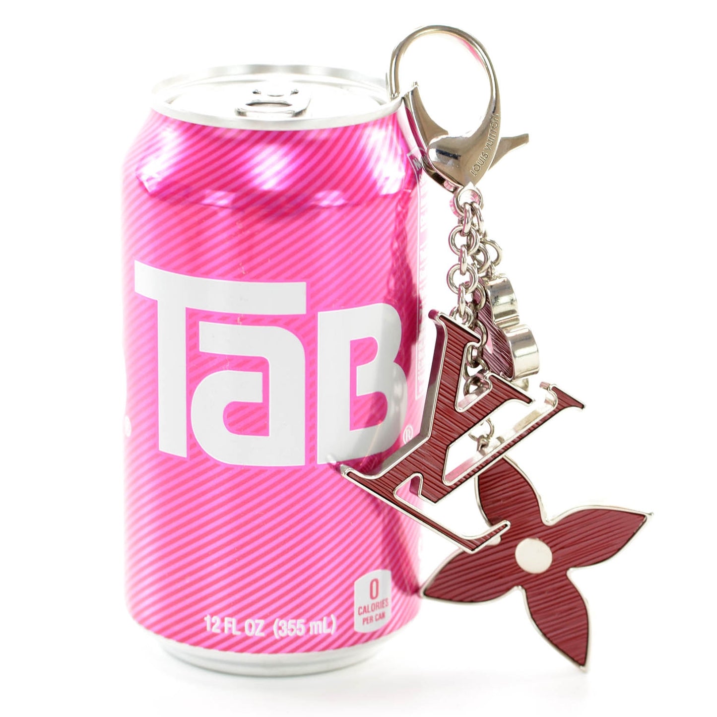 Fleur d Epi Bag Charm Rubis Red