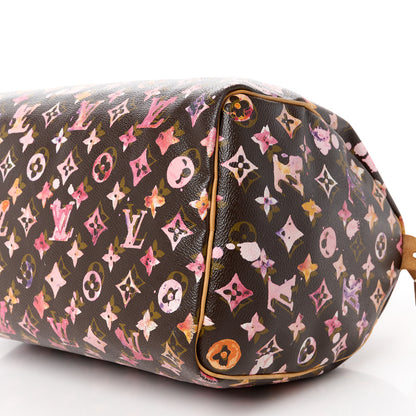 Louis Vuitton Watercolor Aquarelle Speedy 35 Brown 12 of 13