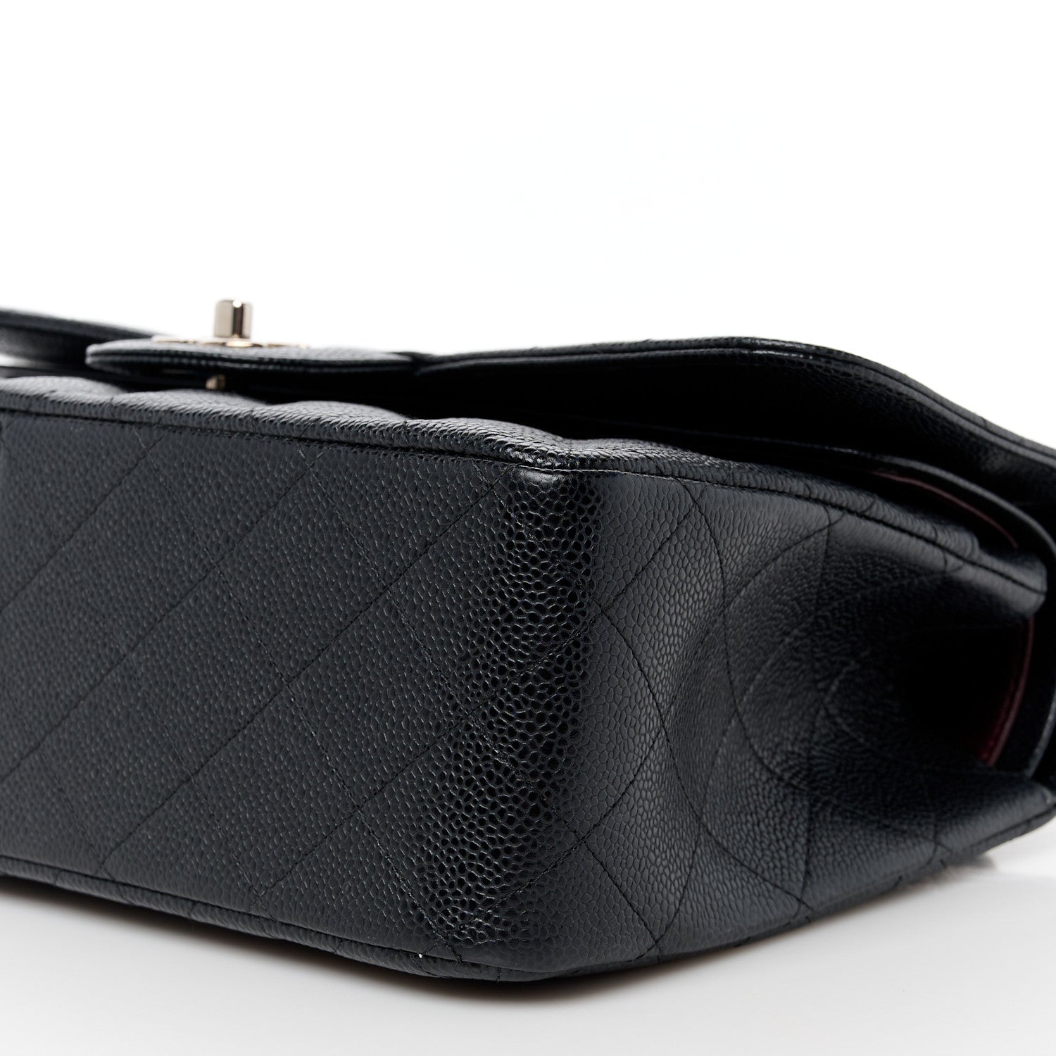 Chanel Caviar Quilted Jumbo Double Flap Black 11 of 11
