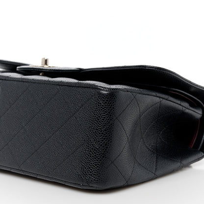 Chanel Caviar Quilted Jumbo Double Flap Black 11 of 11