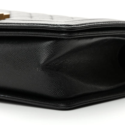 Chanel Caviar Quilted Medium Boy Flap Black 10 of 13