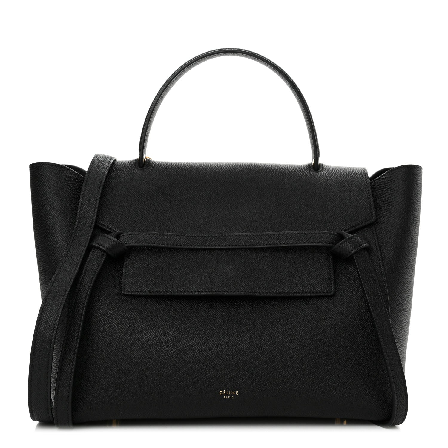 Celine Grained Calfskin Mini Belt Bag Black 1 of 11