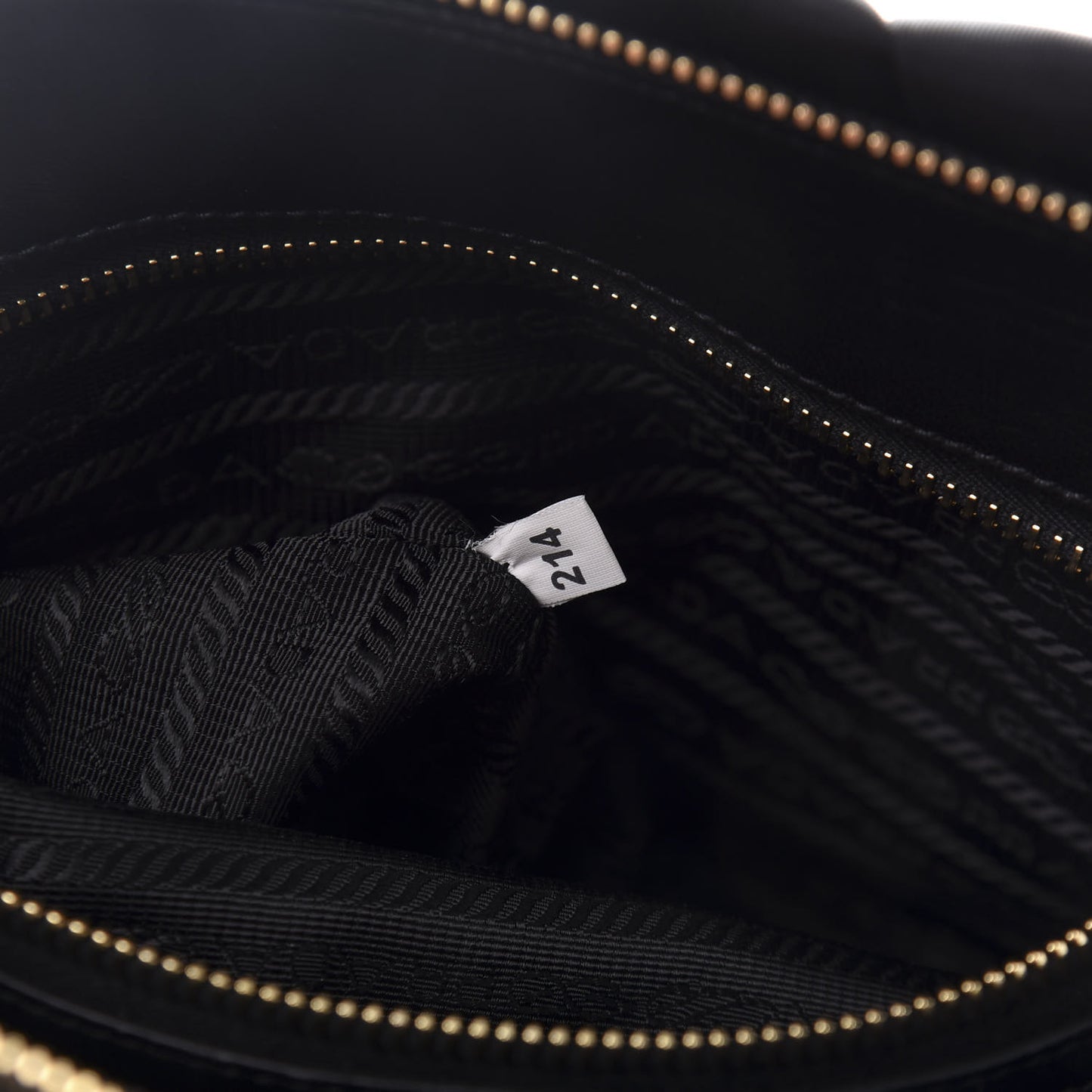 Tessuto Nylon Gaufre Tote Black