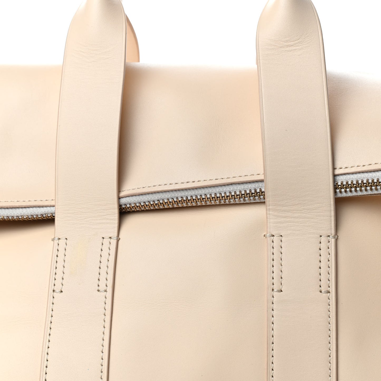 Calfskin 31 Hour Bag White Peach