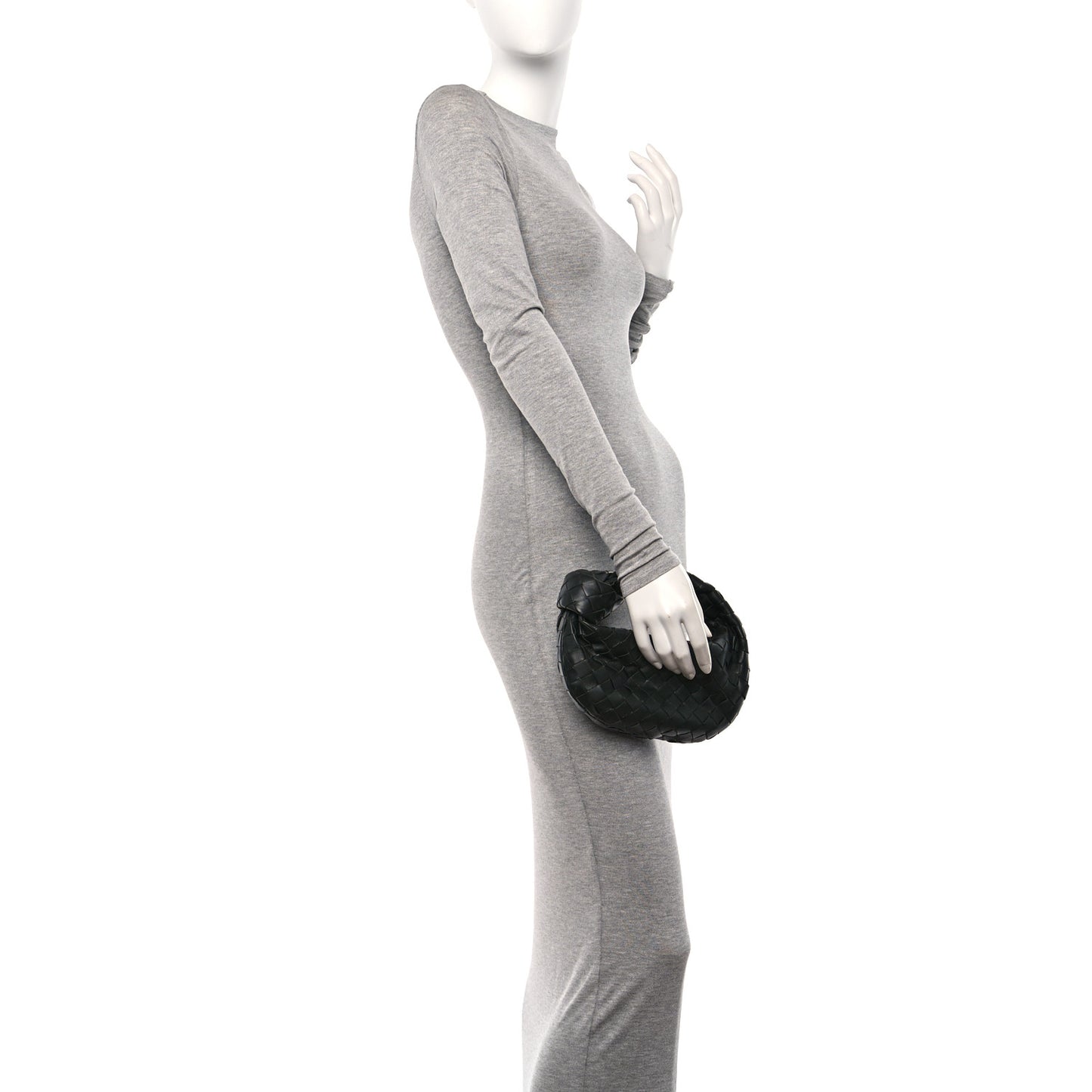 Nappa Intrecciato Mini Jodie Dark Moss