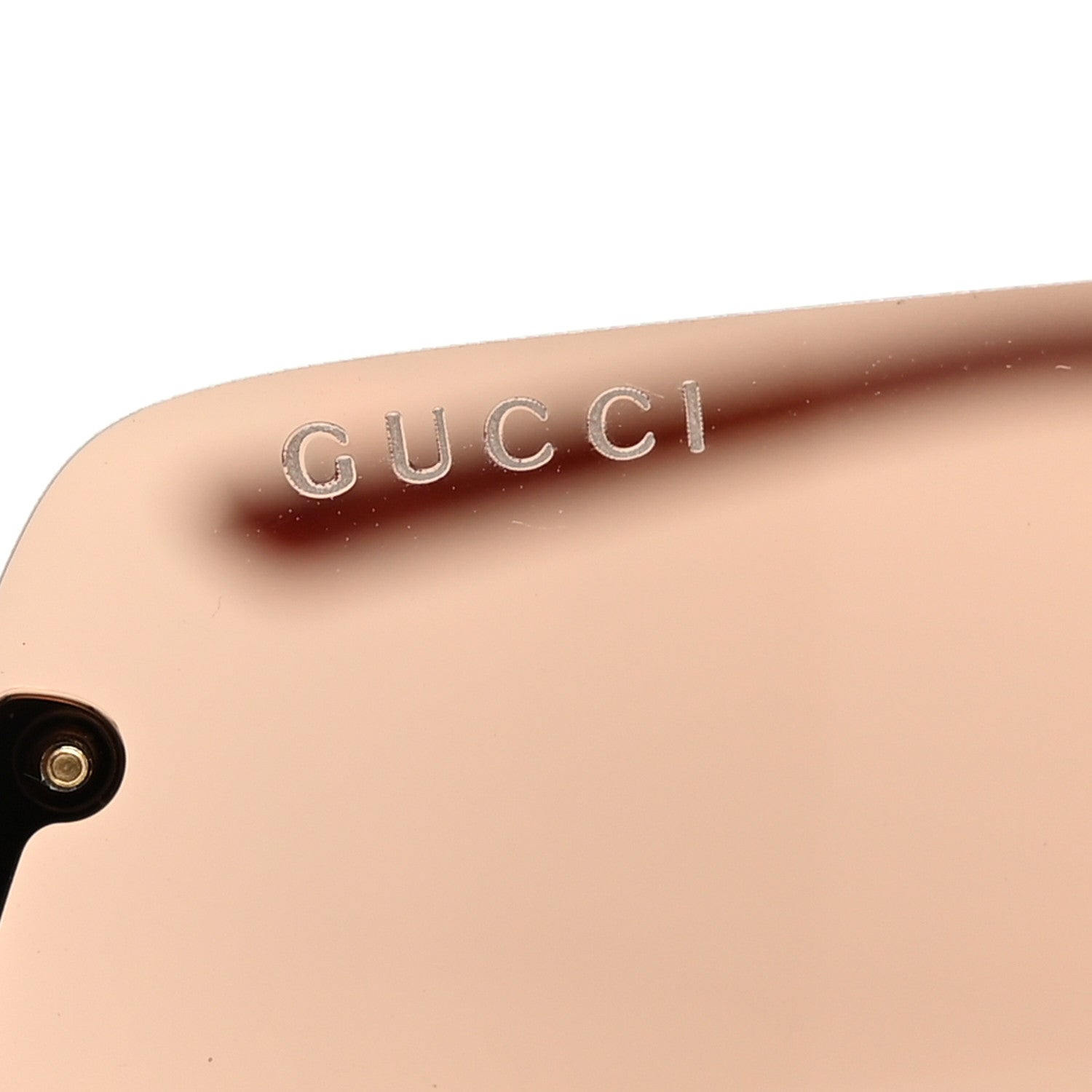 Gucci Metal Mask Shaped Frame Sunglasses GG1561S Brown 7 of 8