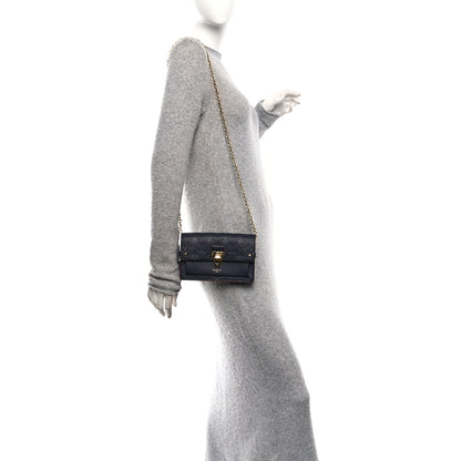 Louis Vuitton Empreinte Vavin Chain Wallet Marine Rouge 2 of 9