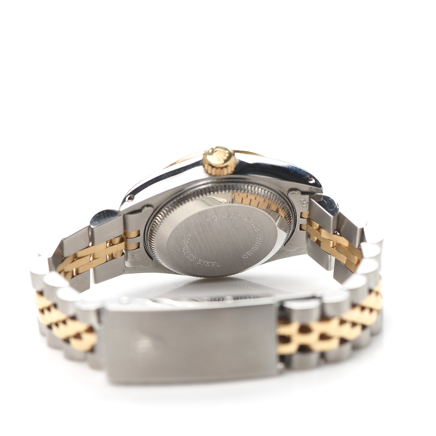 Stainless Steel 18K Yellow Gold 26mm Oyster Perpetual Datejust Watch Champagne 69173