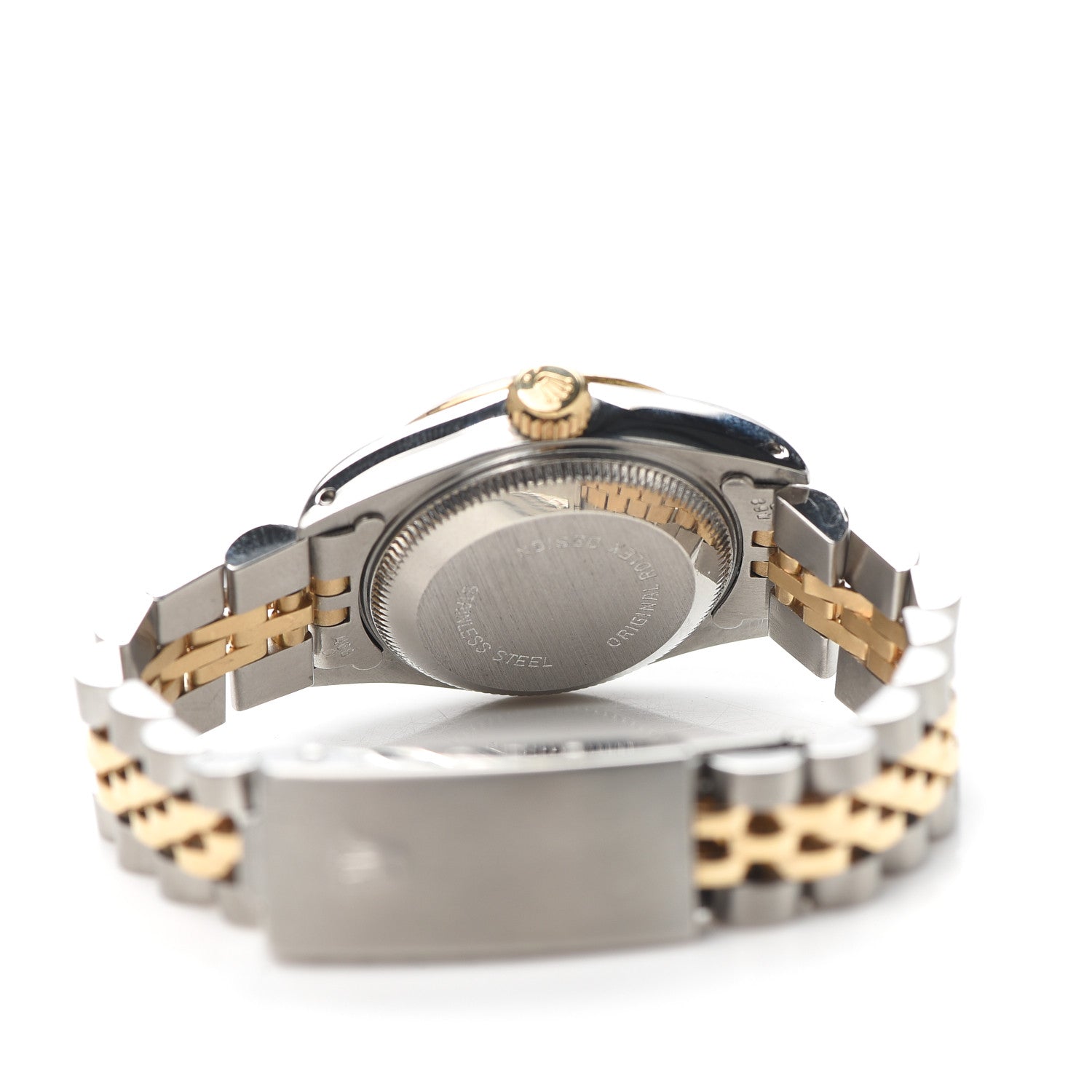 Rolex Stainless Steel 18K Yellow Gold 26mm Oyster Perpetual Datejust Watch Champagne 69173 4 of 5