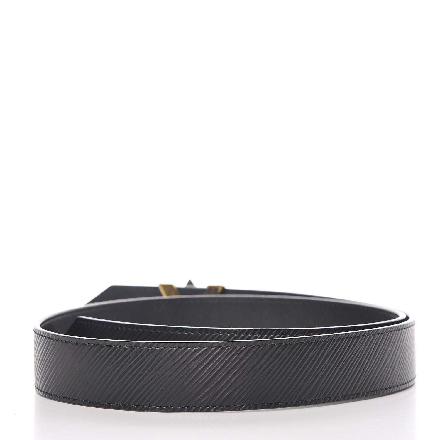 Louis Vuitton Epi 40mm LV Twist Belt 80 32 Black 3 of 8