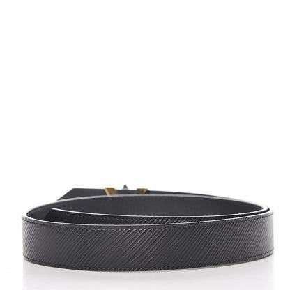 Louis Vuitton Epi 40mm LV Twist Belt 80 32 Black 3 of 8