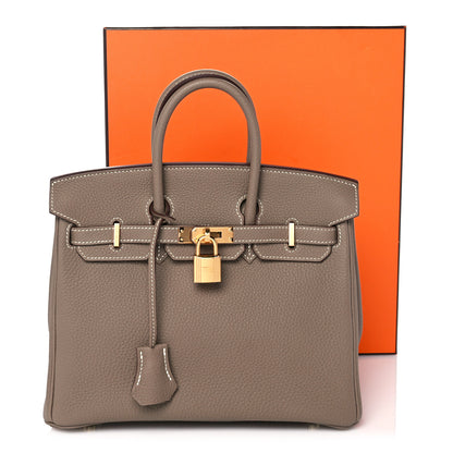 Hermes Togo Birkin 25 Etoupe 12 of 12