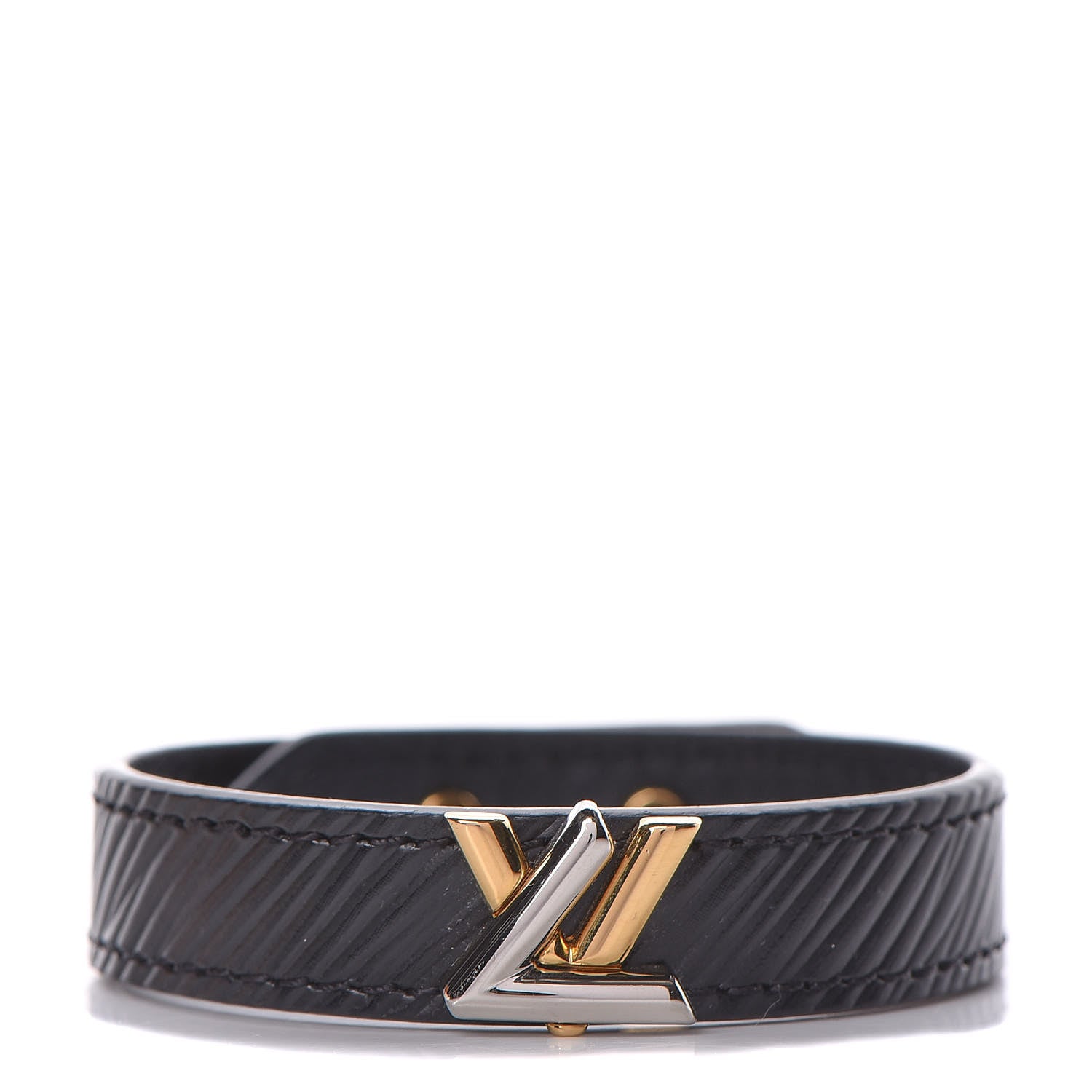 Louis Vuitton Epi Twist It Bracelet 17 Black 1 of 6