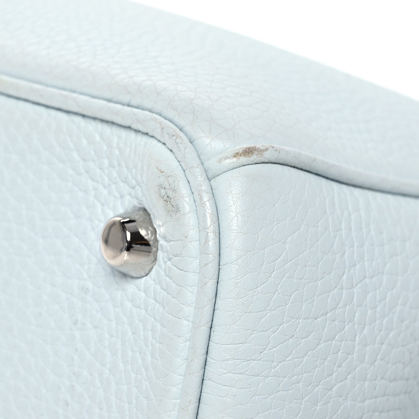 Bullcalf Medium Diorissimo Tote Sky Blue Pink