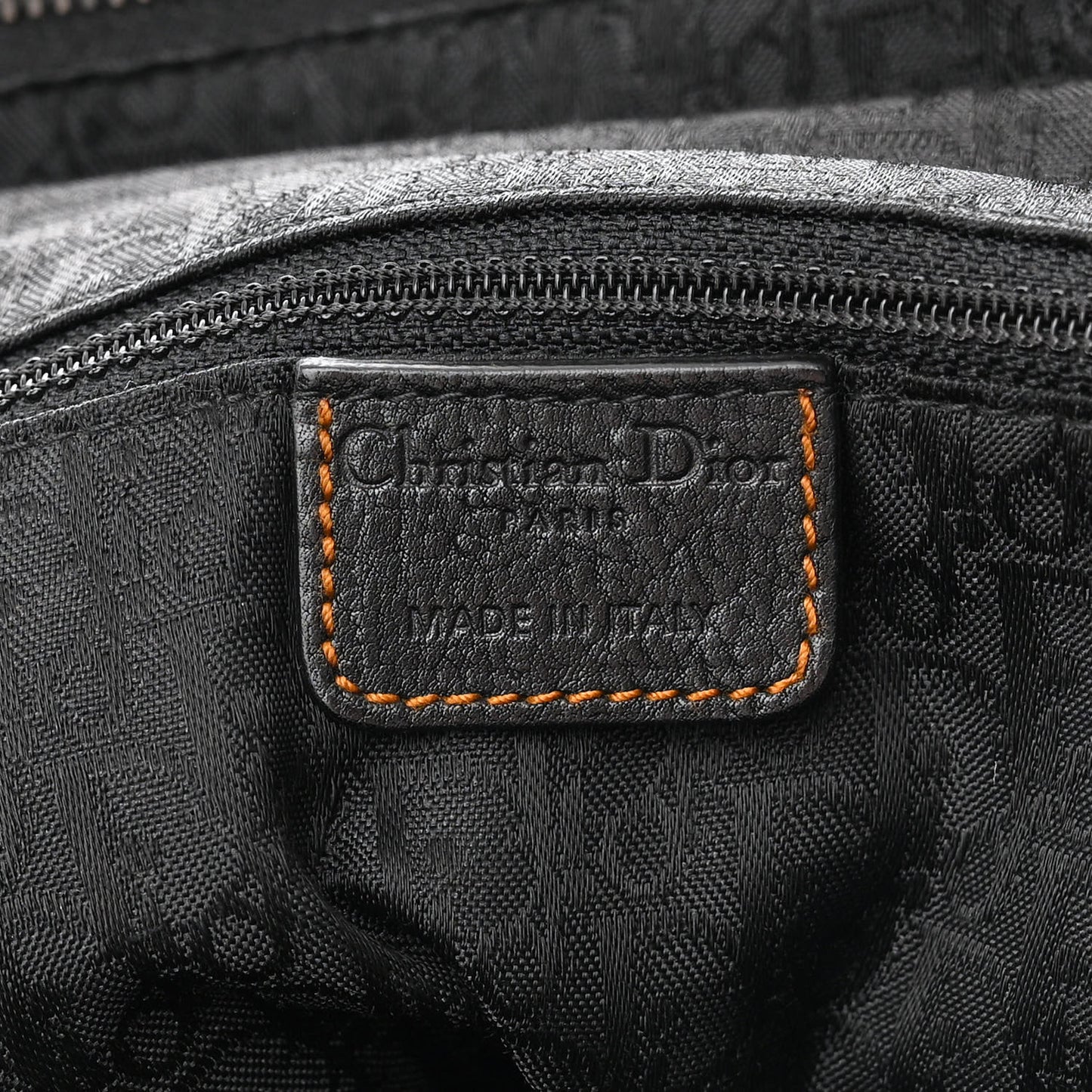 Calfskin Medium Gaucho Double Saddle Bag Black