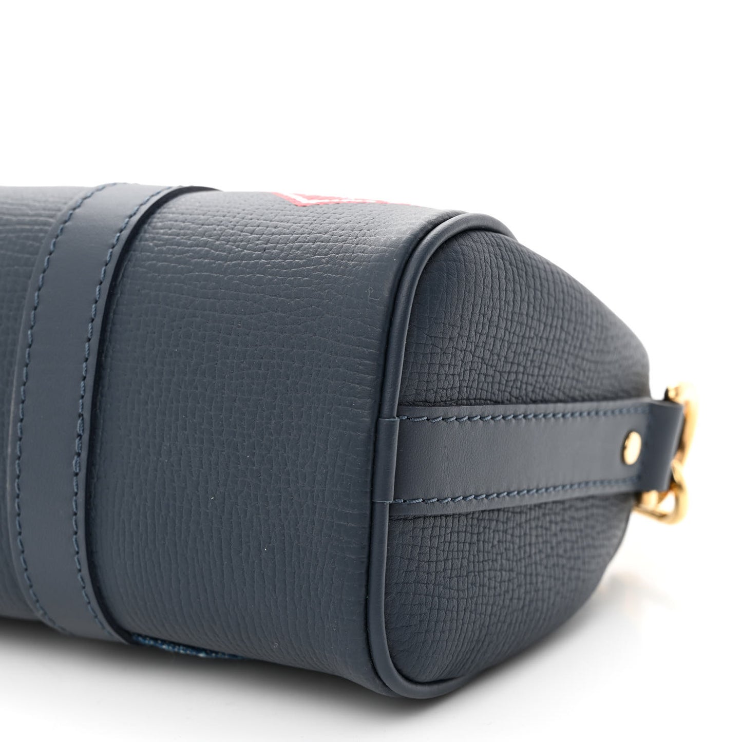 Taurillon Monogram Denim Drip Keepall XS Blue