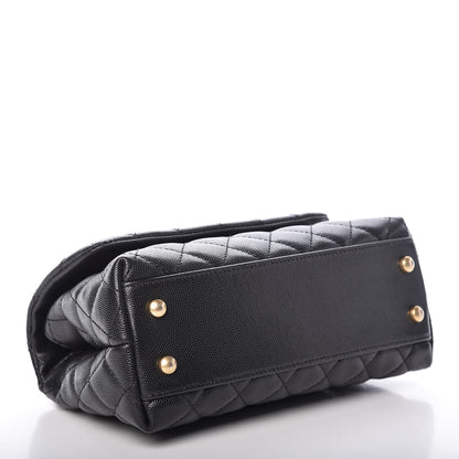 Chanel Caviar Quilted Mini Coco Handle Flap Black 4 of 10