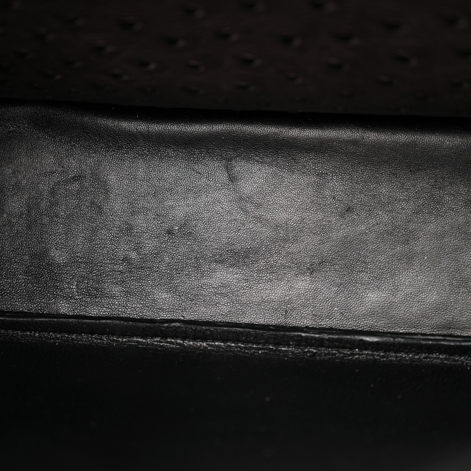 Prada Ostrich Double Bag Grey 15 of 16