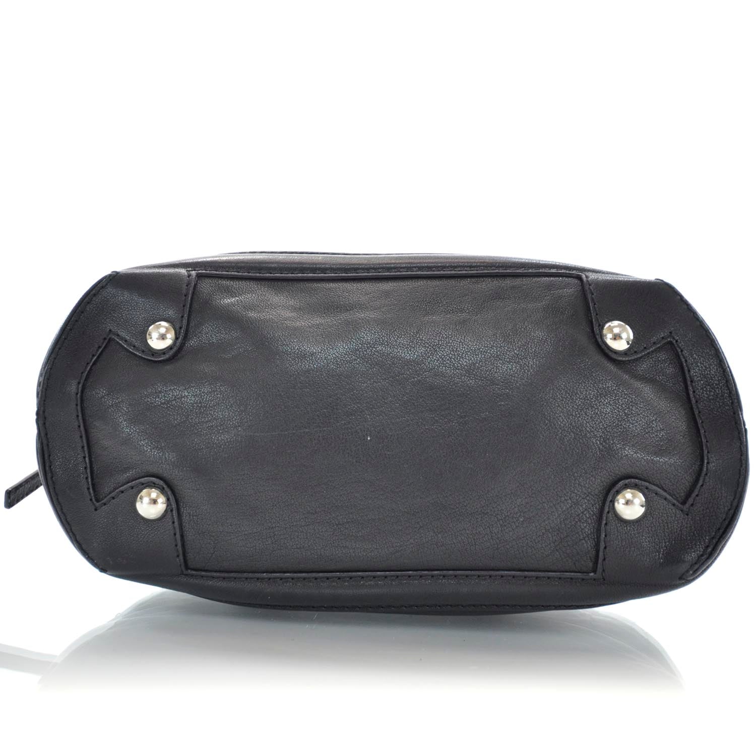Chanel Leather Essential Bowler Black 6 of 9