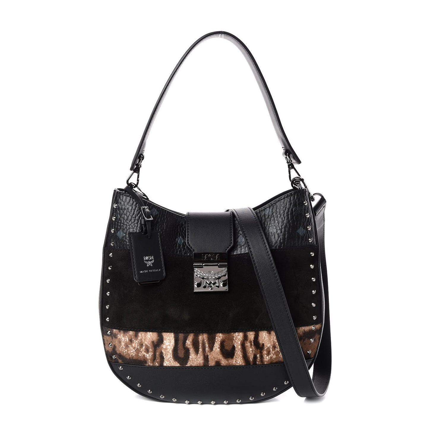 Visetos Mixed Media Medium Patricia Hobo Black
