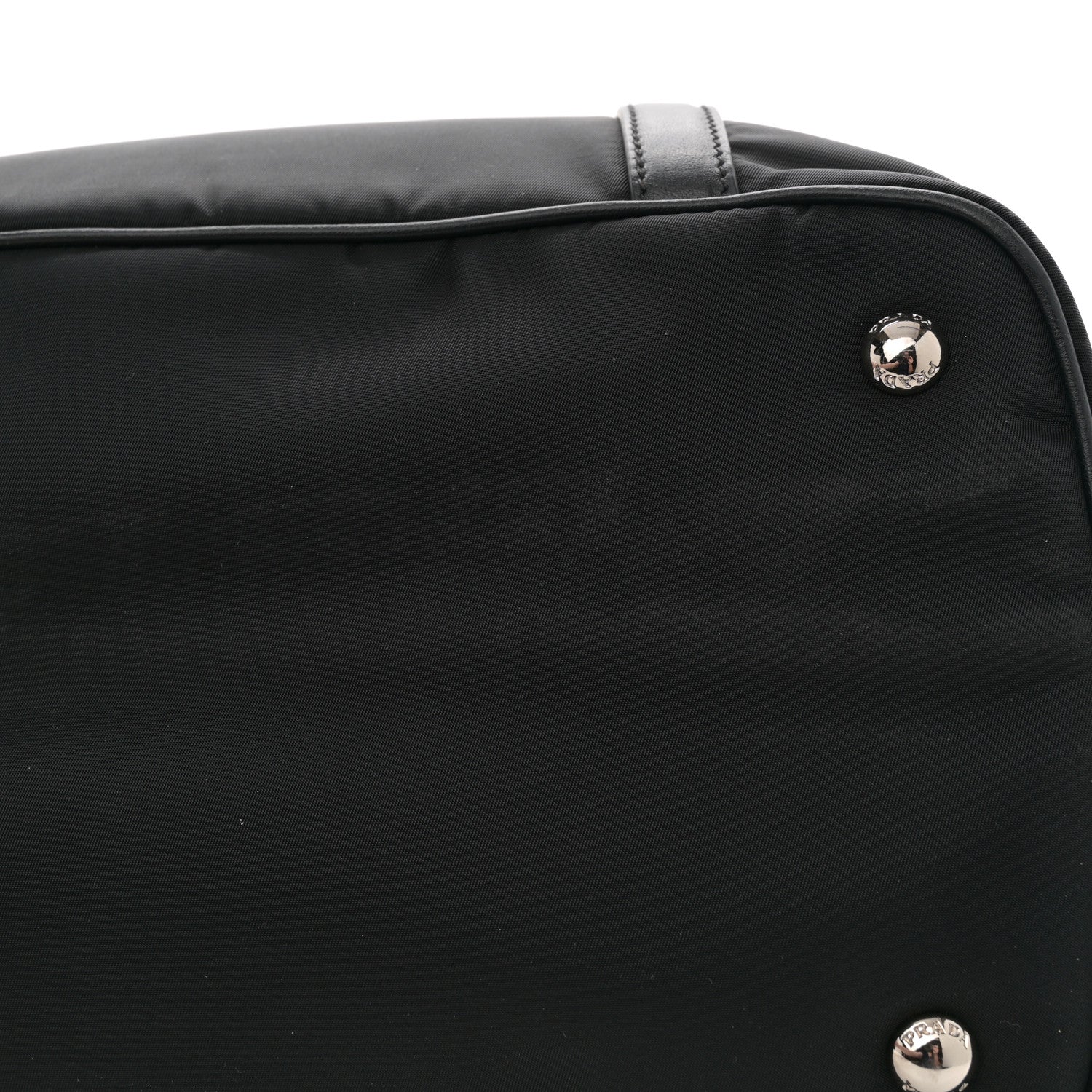 Prada Tessuto Nylon Soft Calf Small Tote Black 12 of 12