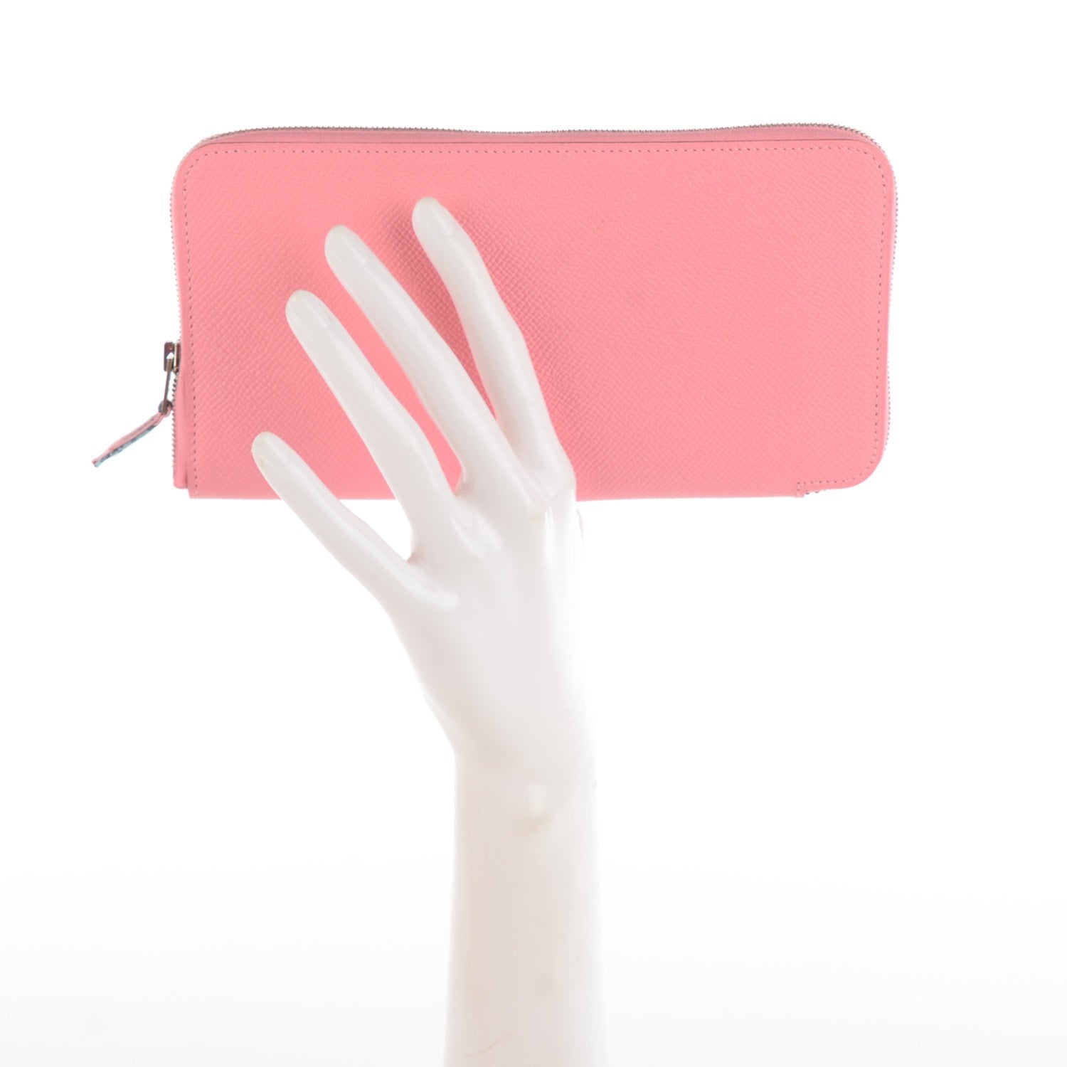 Hermes Epsom Silk'In Wallet Rose Confetti Colvert 2 of 9