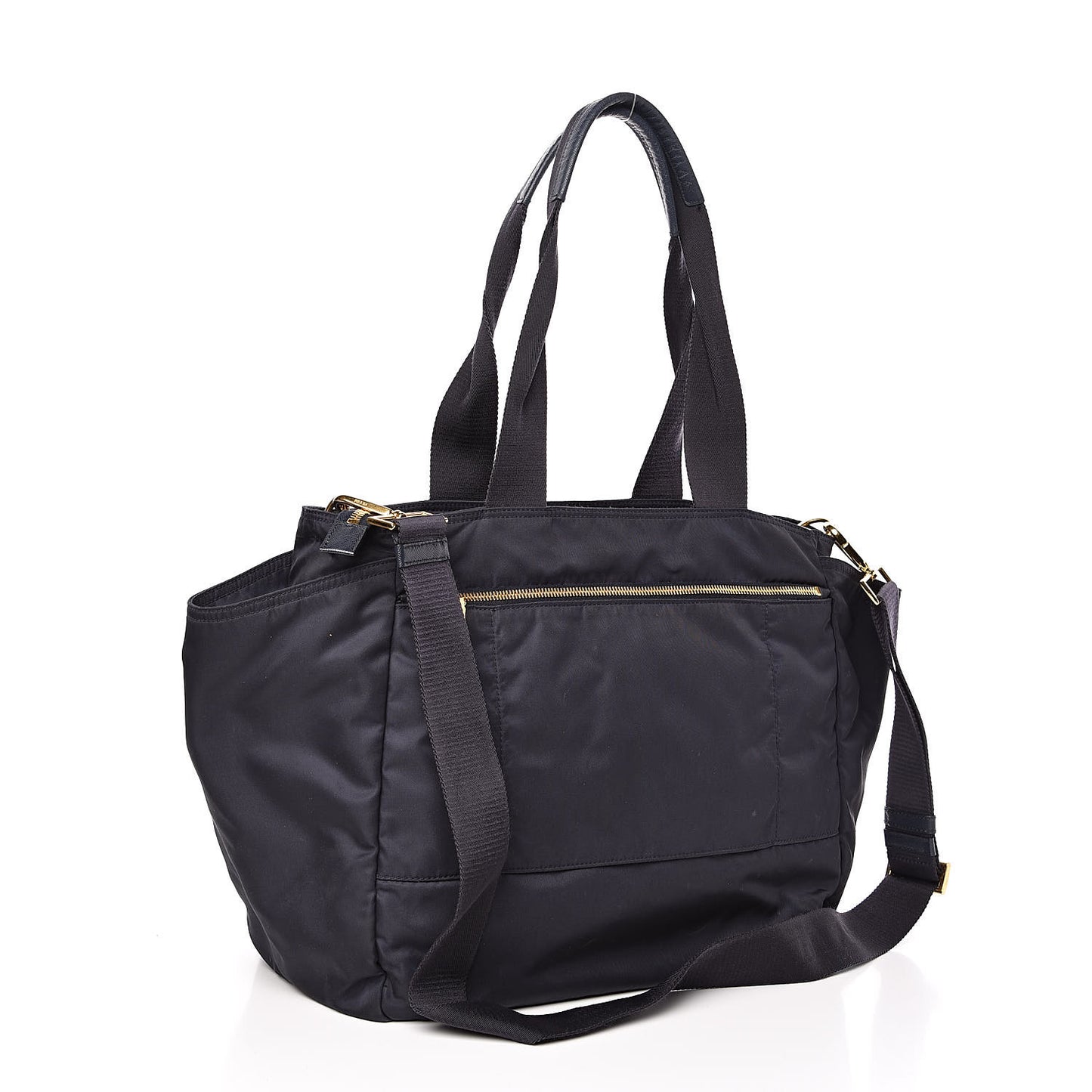 Tessuto Nylon Vela Diaper Bag Blue