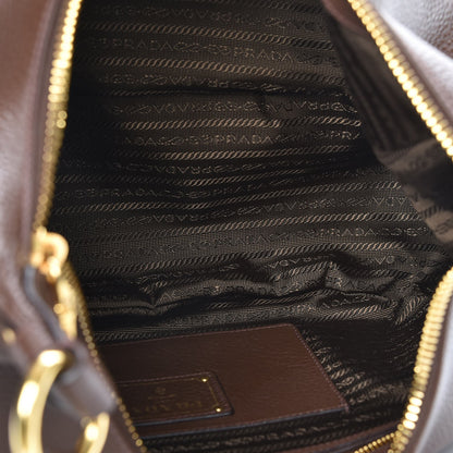 Prada Vitello Daino Hobo Bruciato 5 of 7