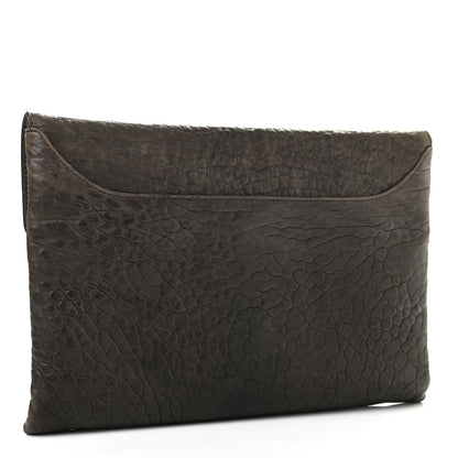 Givenchy Bullhide Calfskin Medium Antigona Envelope Clutch Brown 3 of 18