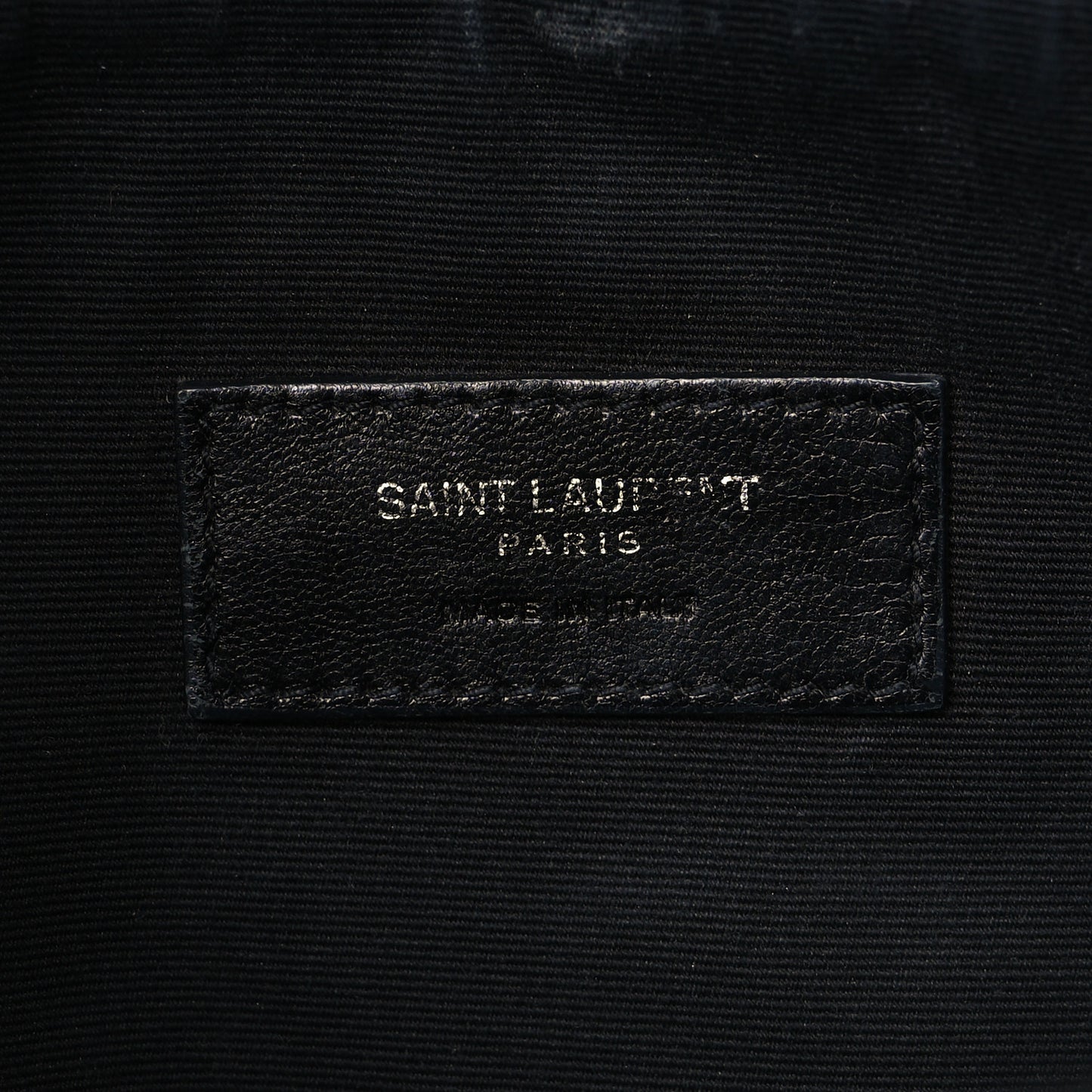 Calfskin Y Quilted Monogram Loulou Shoulder Bag Black