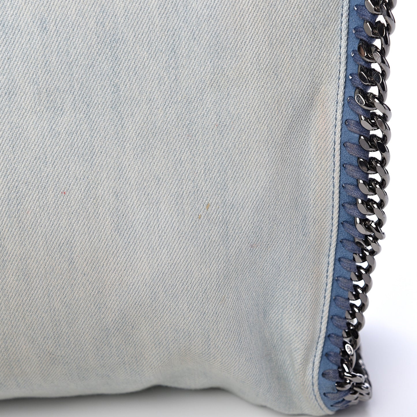 Denim Poppy Small Falabella Tote Blue