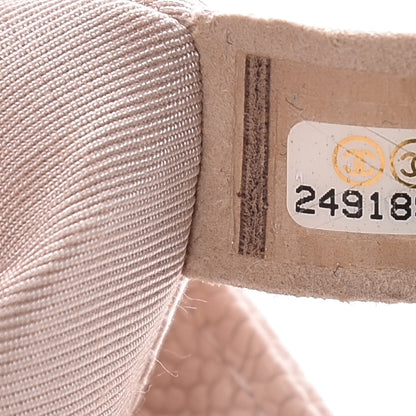 Chanel Caviar Chevron Quilted Small Boy Flap Light Beige 7 of 10