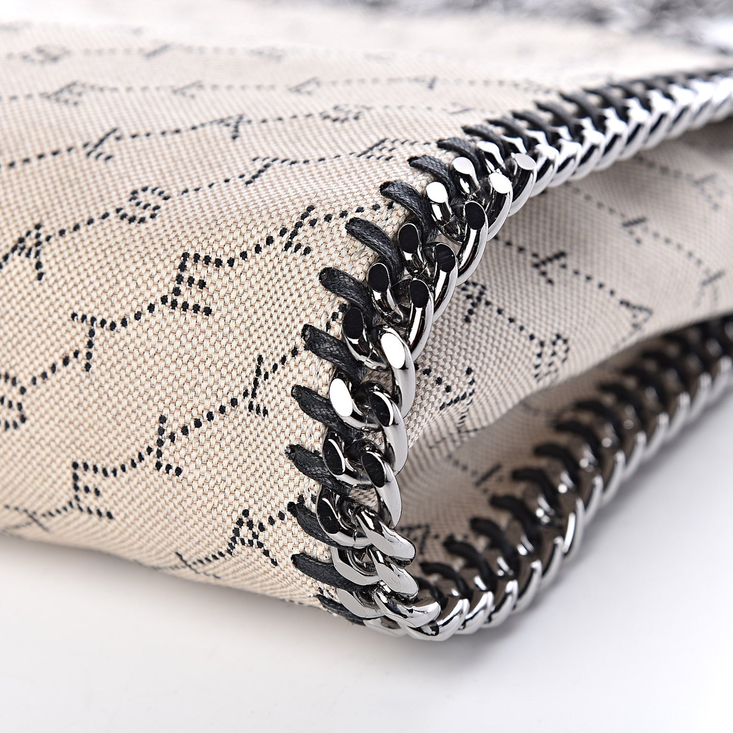 Canvas Logo Mini Falabella Tote Sand