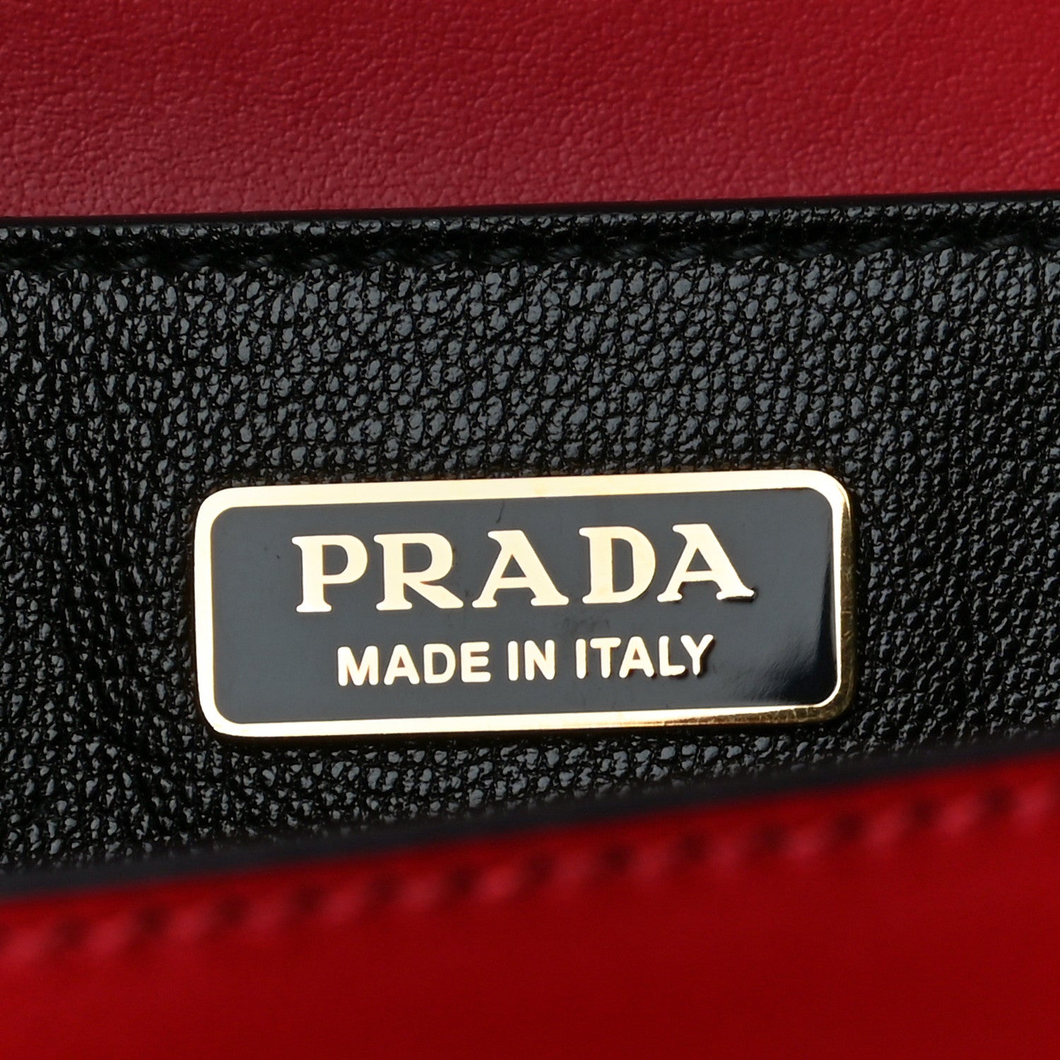 Prada City Calfskin Saffiano Cahier Bag Fuoco Black 6 of 10