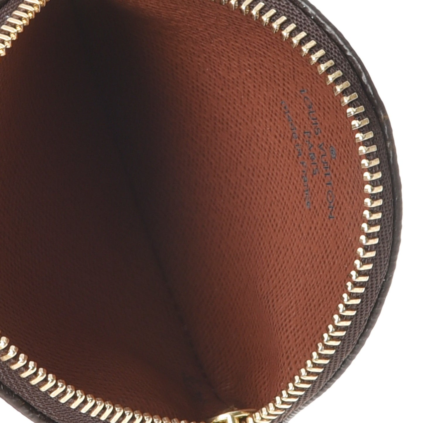Monogram Round Coin Purse