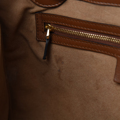 Gucci GG Supreme Monogram Medium Padlock Tote Beige Cuir 11 of 14