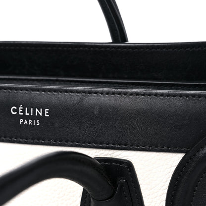 Celine Smooth Drummed Calfskin Nano Tri-Color Luggage White 18 of 18