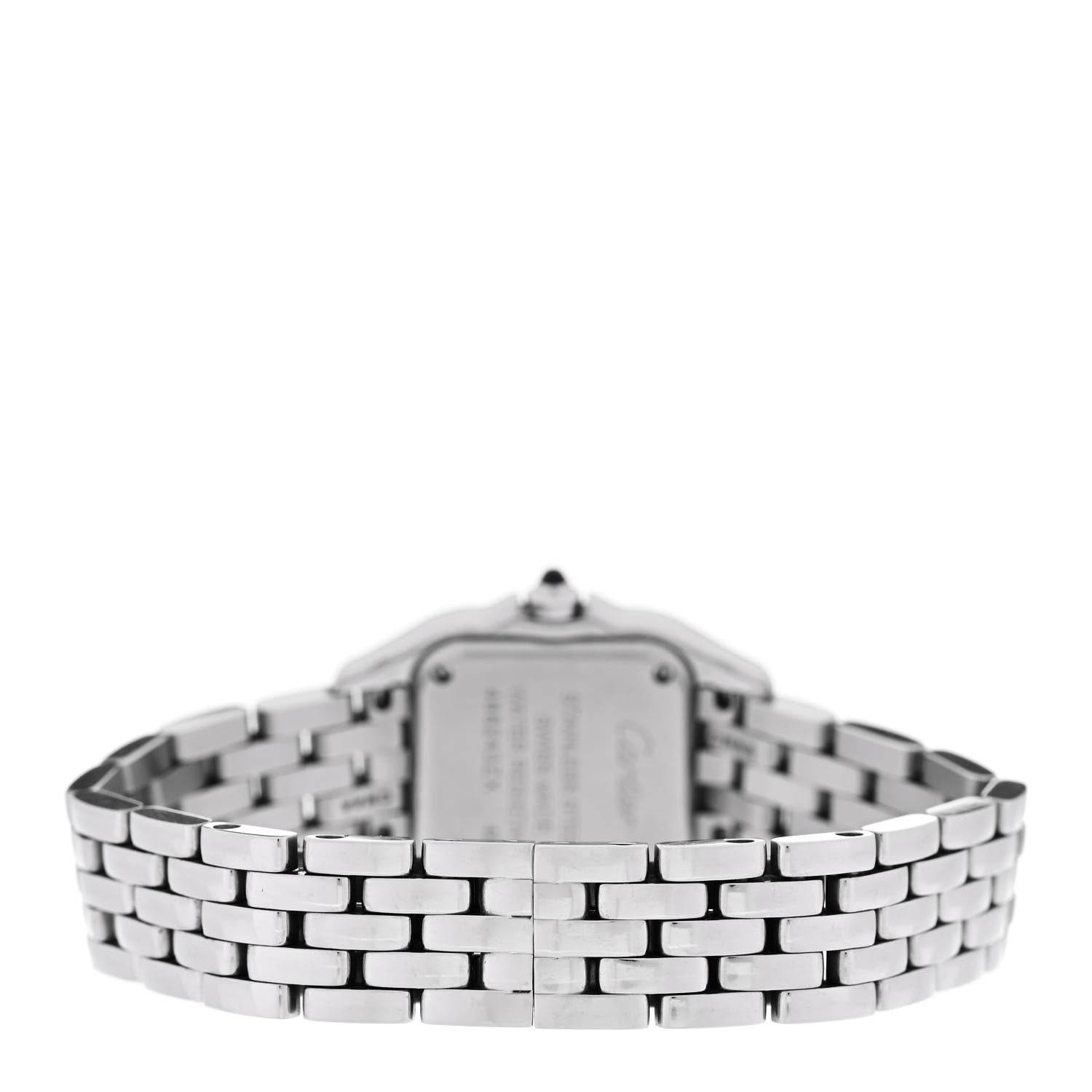 Cartier Stainless Steel 22mm Panthere Quartz Watch 3 of 4