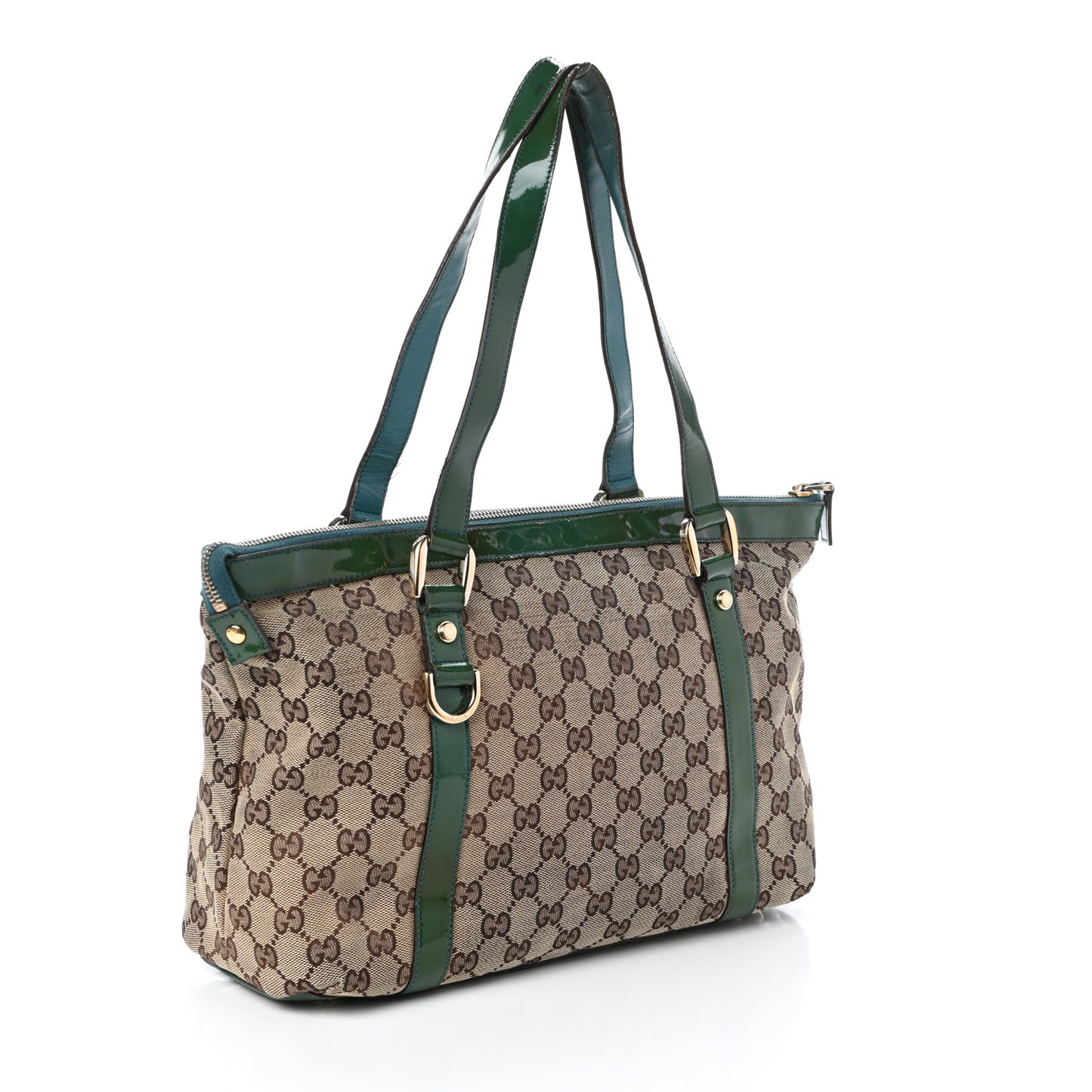 Monogram Medium Abbey Tote Green