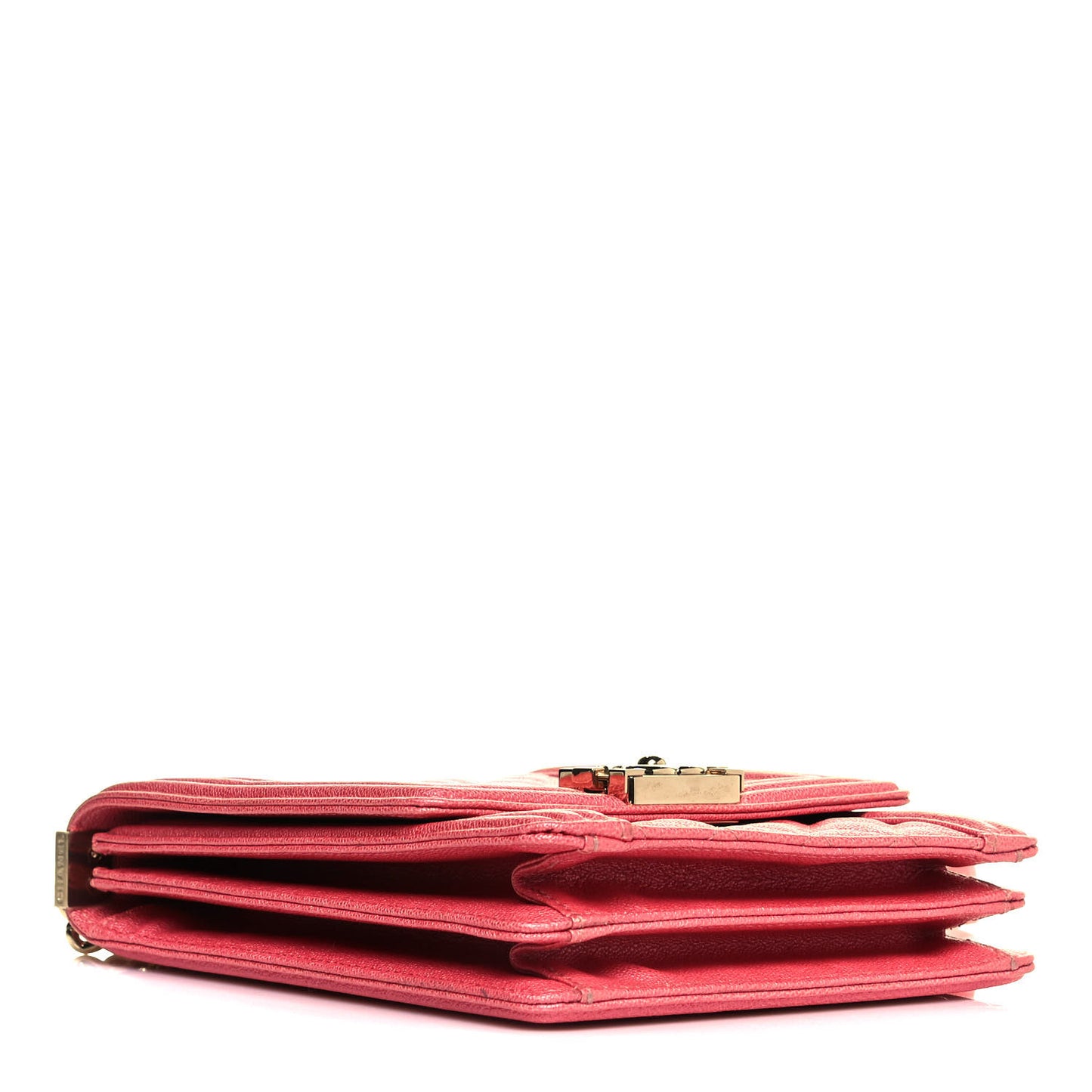 Caviar Quilted North South Boy Flap Pink