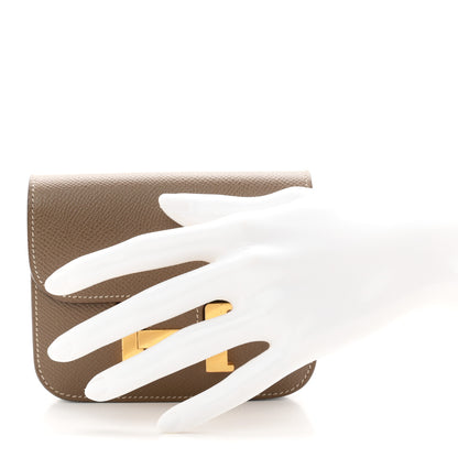Hermes Epsom Constance Slim Wallet Etoupe 2 of 7